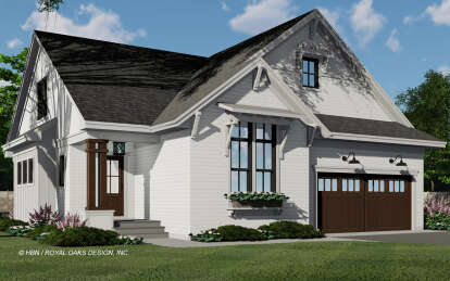 Modern Farmhouse House Plan #098-00369 Elevation Photo