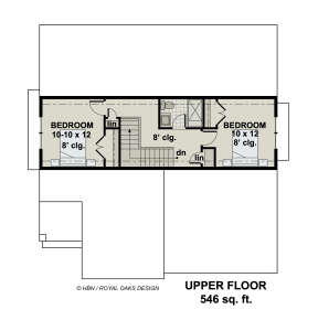 Second Floor for House Plan #098-00369