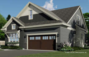 Craftsman House Plan #098-00370 Elevation Photo