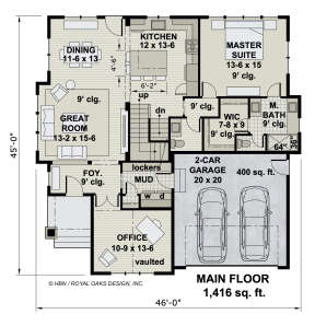 Main Floor  for House Plan #098-00370