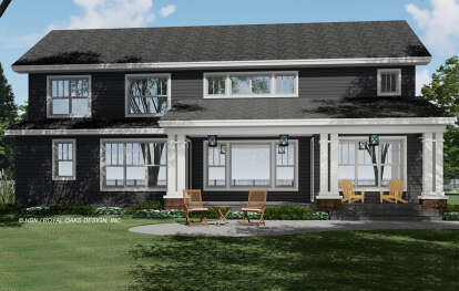 Craftsman House Plan #098-00371 Elevation Photo