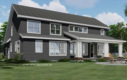 Craftsman House Plan #098-00371 Elevation Photo