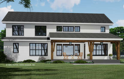 Modern Farmhouse House Plan #098-00372 Elevation Photo