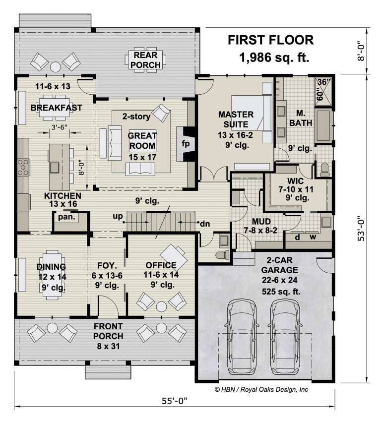 House Plan House Plan #27099 Drawing 1