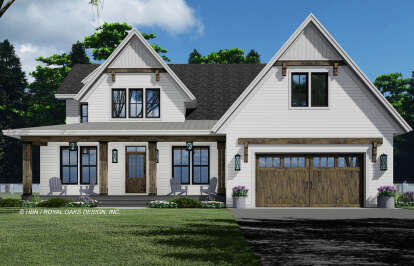 5 Bed, 3 Bath, 3510 Square Foot House Plan - #098-00374