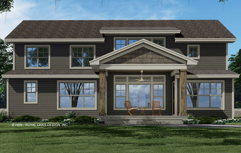 Craftsman House Plan #098-00375 Elevation Photo