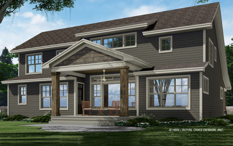 Craftsman House Plan #098-00375 Elevation Photo