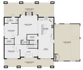 Main Floor  for House Plan #2802-00148