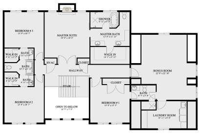 Second Floor for House Plan #2802-00148
