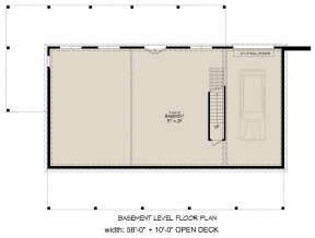 Basement for House Plan #940-00534