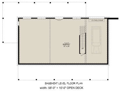 Basement for House Plan #940-00534