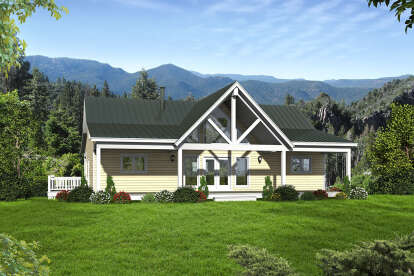 Mountain House Plan #940-00535 Elevation Photo