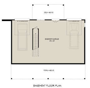 Basement for House Plan #940-00535