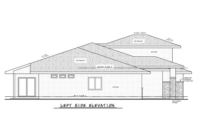 Modern House Plan #402-01738 Elevation Photo