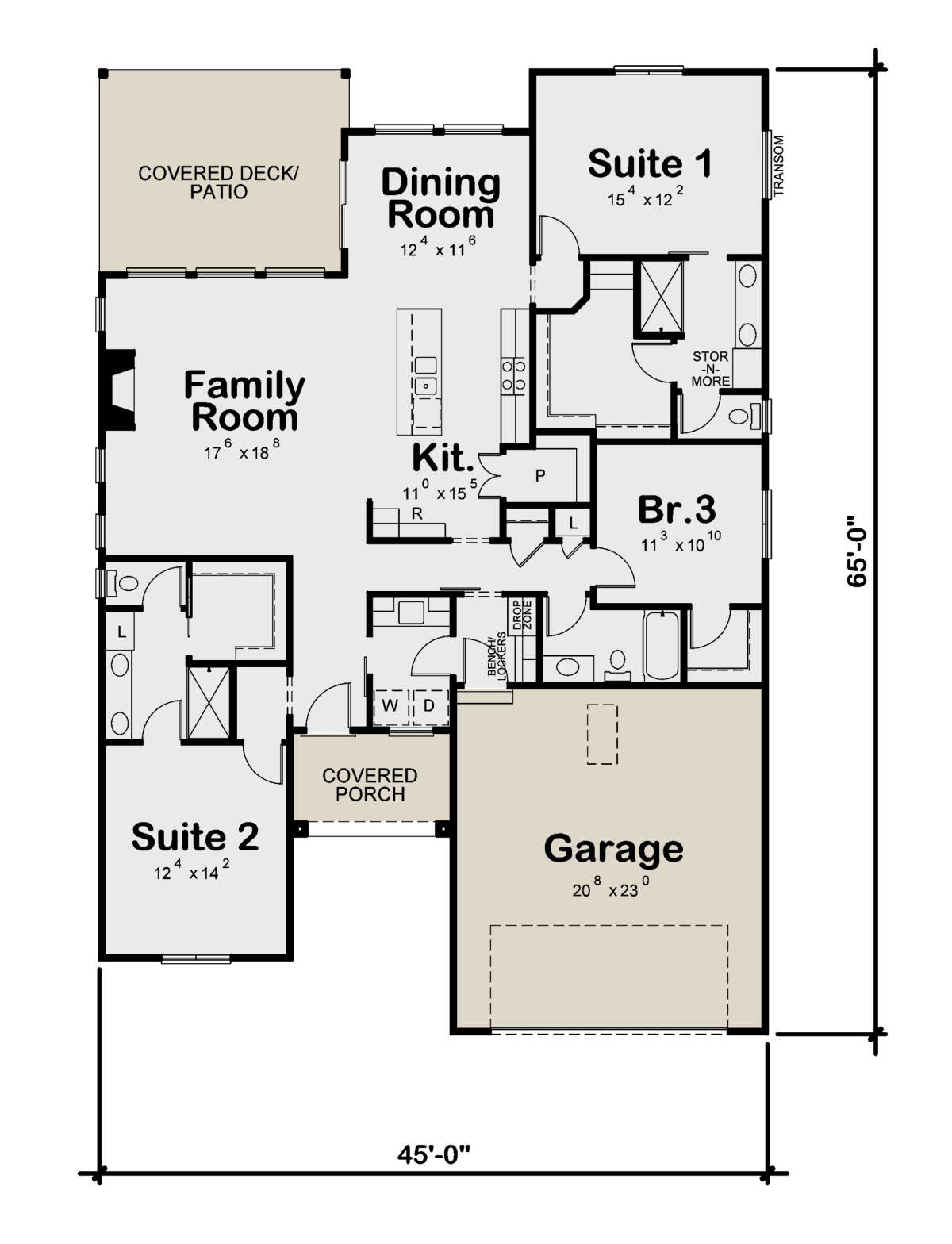 Main Floor  for House Plan #402-01739