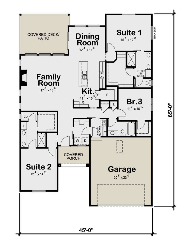 House Plan House Plan #27108 Drawing 1