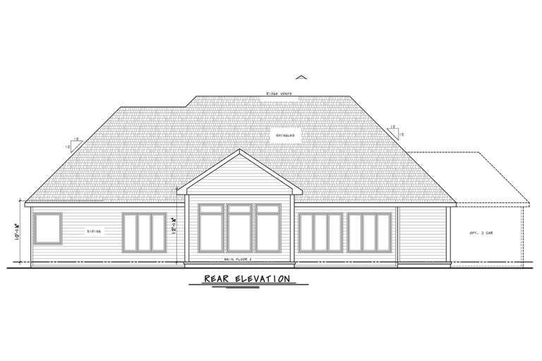 Modern House Plan #402-01740 Elevation Photo