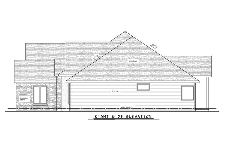 Modern House Plan #402-01740 Elevation Photo