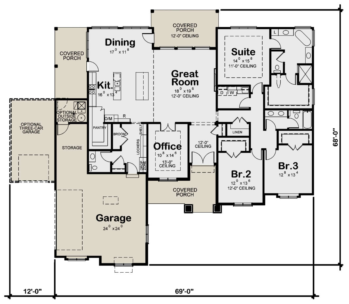 Main Floor  for House Plan #402-01740