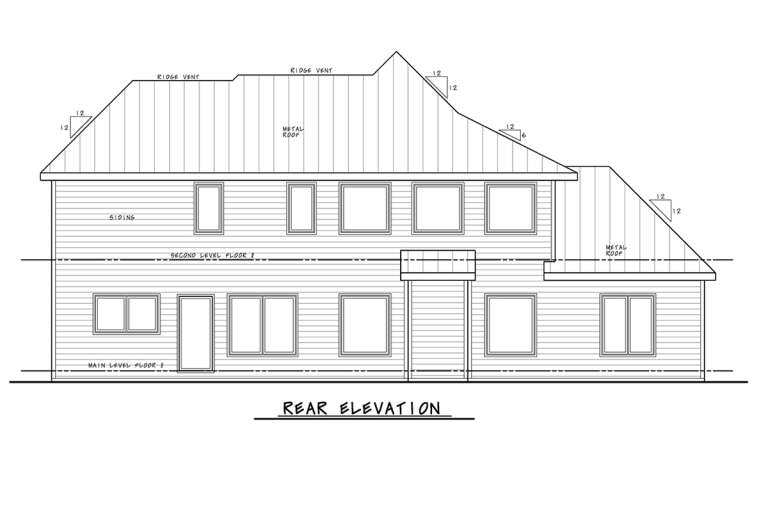 Modern House Plan #402-01741 Elevation Photo