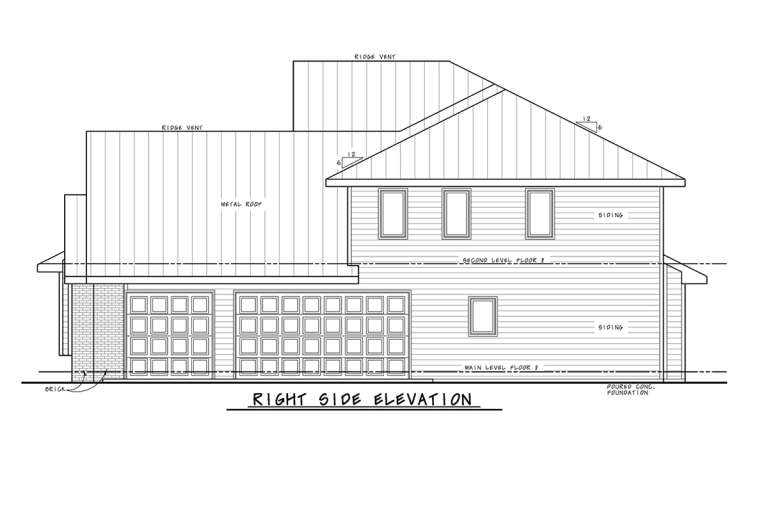 Modern House Plan #402-01741 Elevation Photo