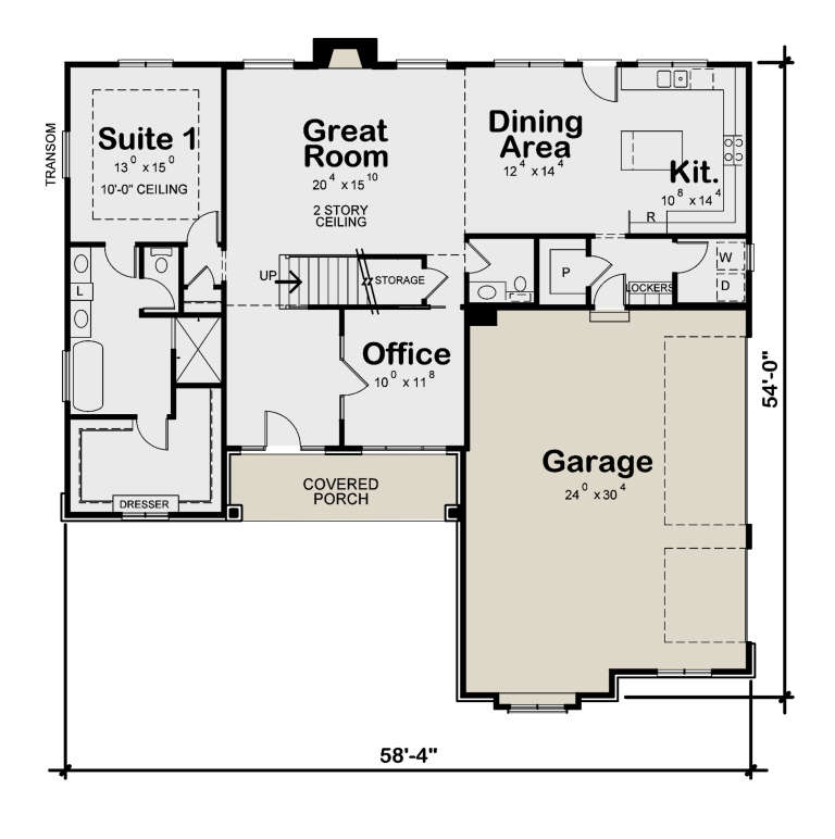 House Plan House Plan #27110 Drawing 1