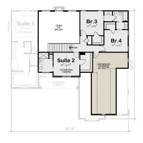 Second Floor for House Plan #402-01741