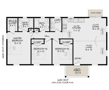 Main Floor  for House Plan #940-00538