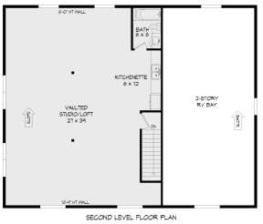 Second Floor for House Plan #940-00539