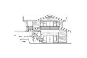 Craftsman House Plan #035-01005 Elevation Photo