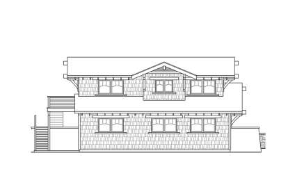 Craftsman House Plan #035-01005 Elevation Photo