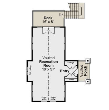 Second Floor for House Plan #035-01005