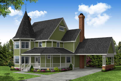 House Plan House Plan #27116 Front Elevation 