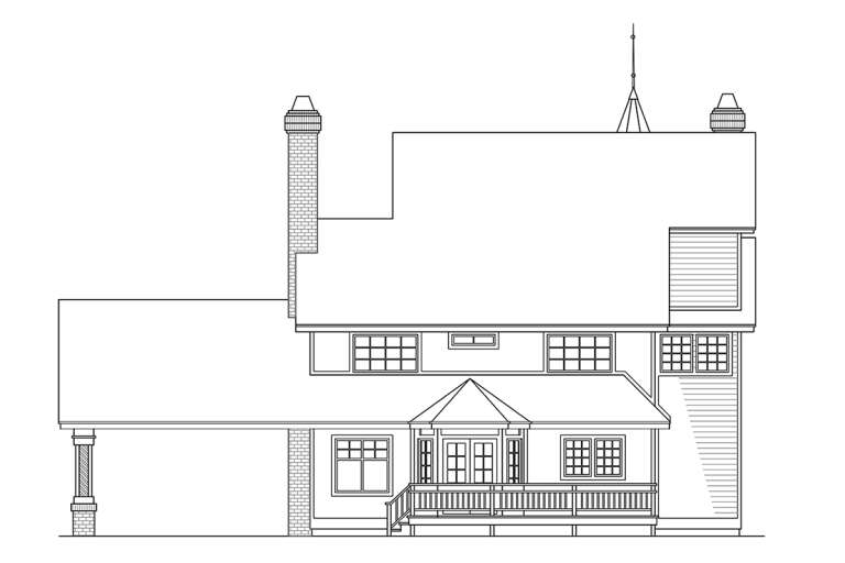 Victorian House Plan #035-01006 Elevation Photo