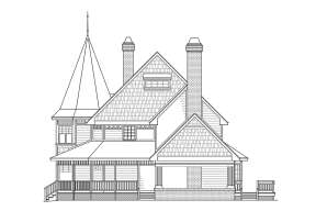 Victorian House Plan #035-01006 Elevation Photo