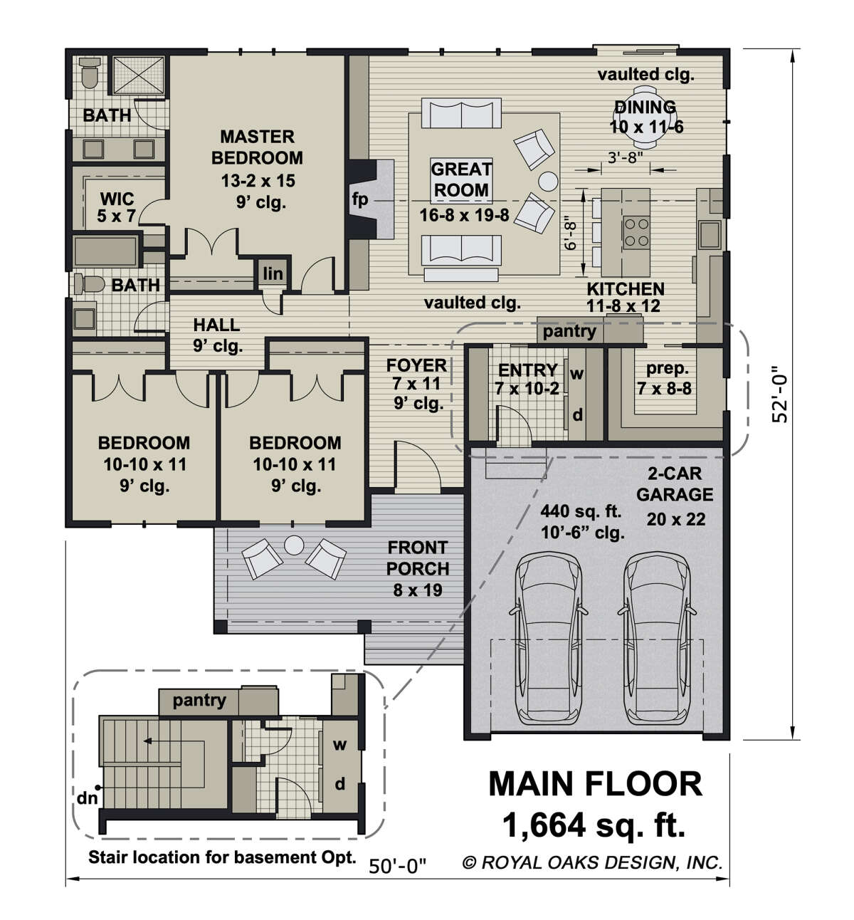 Main Floor  for House Plan #098-00376