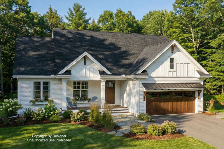 House Plan House Plan #27119 Angled Front Elevation