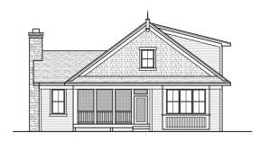 Small House Plan #098-00001 Elevation Photo