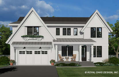 4 Bed, 3 Bath, 3842 Square Foot House Plan - #098-00378