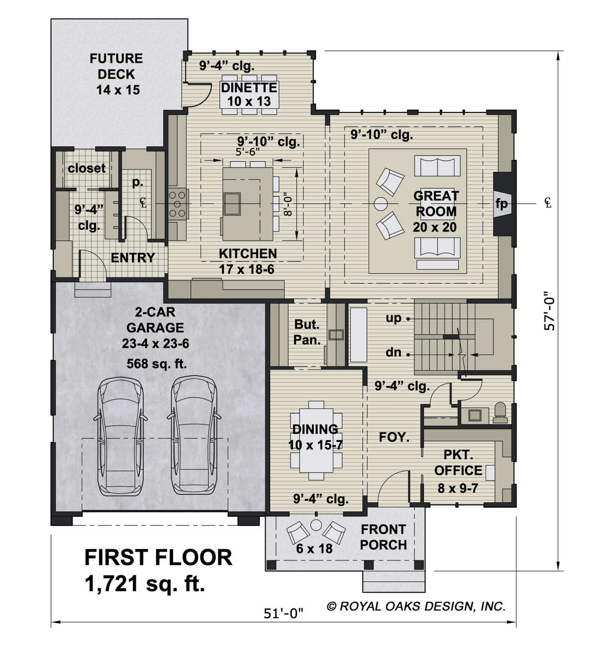 Main Floor  for House Plan #098-00378
