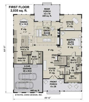 Main Floor  for House Plan #098-00379