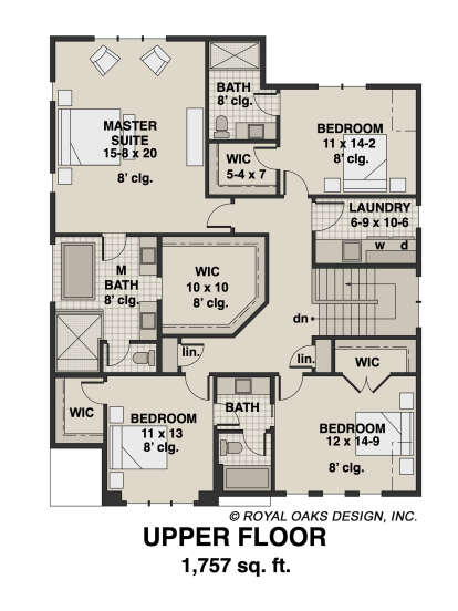 Second Floor for House Plan #098-00380
