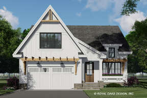 Modern Farmhouse House Plan #098-00381 Elevation Photo