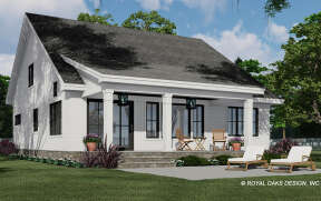 Modern Farmhouse House Plan #098-00381 Elevation Photo
