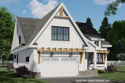 Modern Farmhouse House Plan #098-00381 Elevation Photo