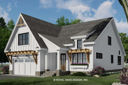 Modern Farmhouse House Plan #098-00381 Elevation Photo