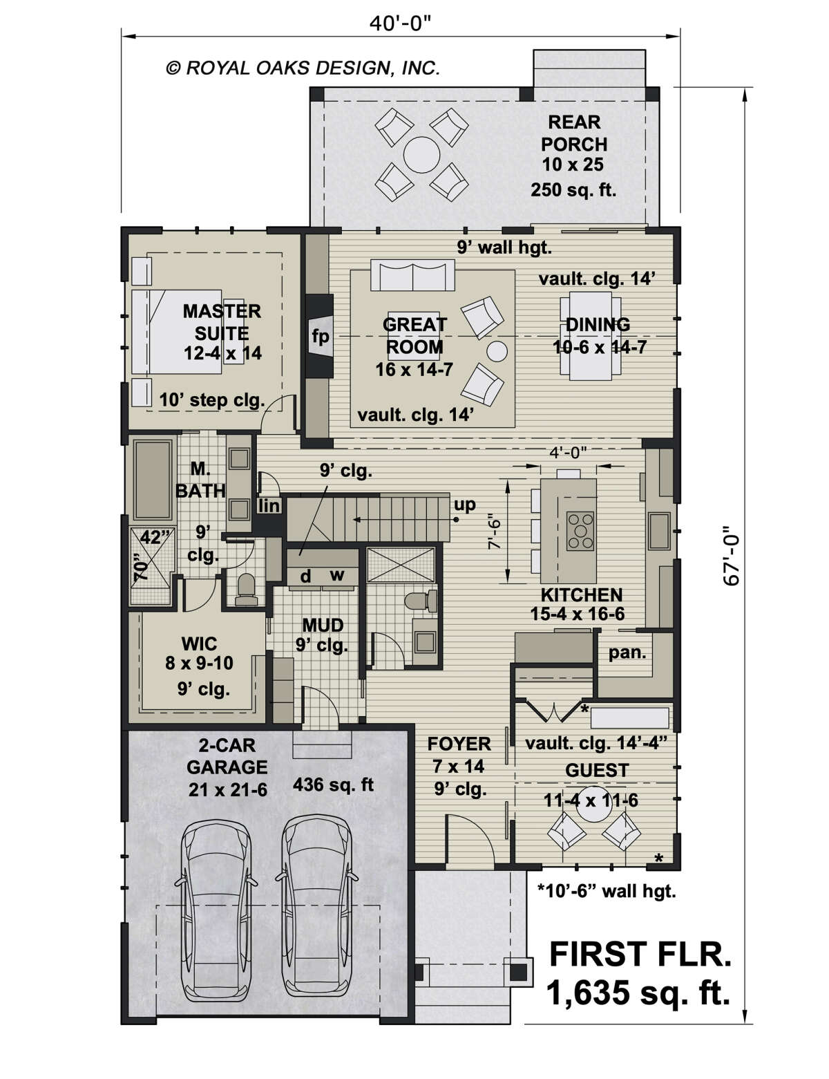 Main Floor  for House Plan #098-00381