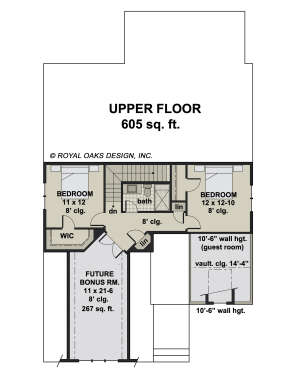 Second Floor for House Plan #098-00381