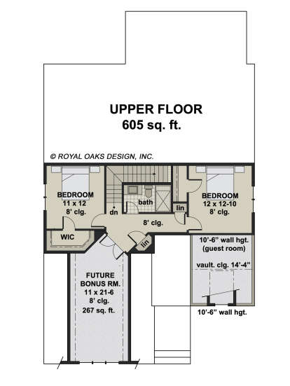 Second Floor for House Plan #098-00381