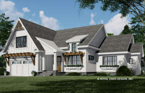 Modern Farmhouse House Plan #098-00382 Elevation Photo
